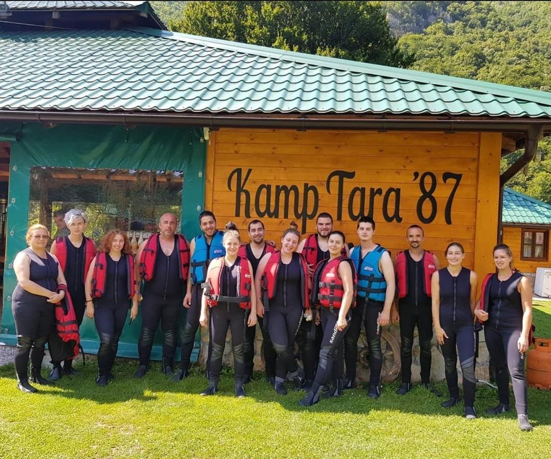Готель Rafting Camp Tara 87 Hum Екстер'єр фото