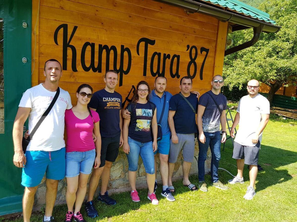 Готель Rafting Camp Tara 87 Hum Екстер'єр фото